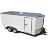 CY218 Cynergy 7x16 Enclosed Trailer TA White
