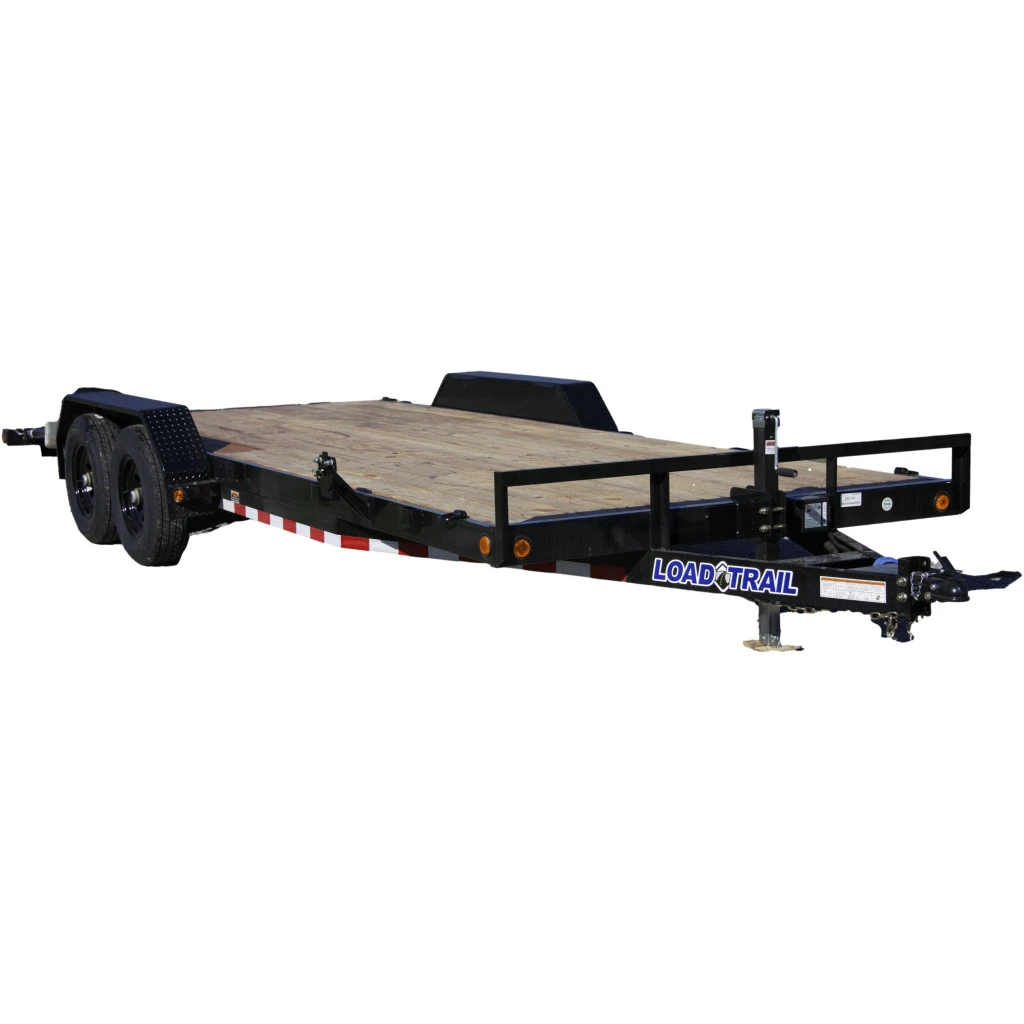 LT611 Load Trail 7X20 Car Hauler 10K W/ Slide Ramps