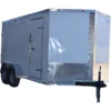 CY214 Cynergy 7x12 Enclosed Trailer TA White