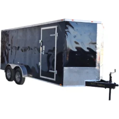 CY219 Cynergy 7x16 Enclosed Trailer TA Black