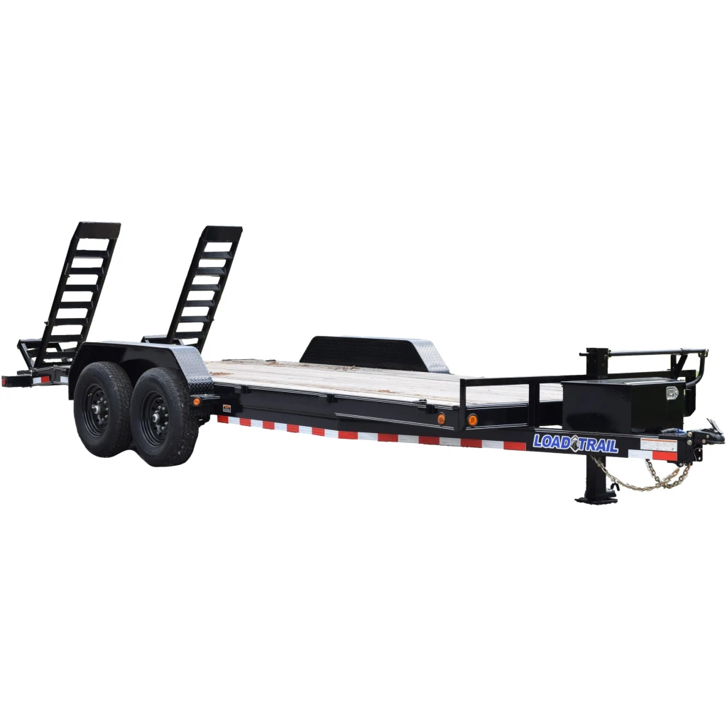 LT605 Load Trail 7X20 Car Hauler 14K W/ Fold Ramps