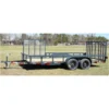 CA136 Cailber 7x16 Utility Trailer HD W/ Side Gate