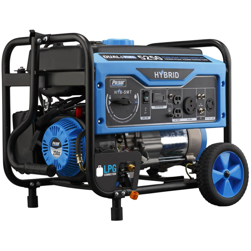 Pulsar PG5250B Dual Fuel Generator 4500 Watt