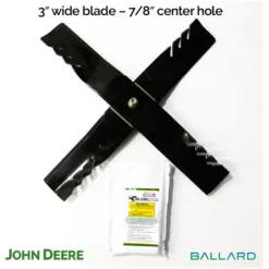 Ballard X-Blade Adapter Kit 3" W X 15/16" Center Hole 3-PK (1 Mower) #XBJD-1