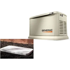 HSB1 GENERAC Guardian 22kW Home Standby Generator W/WiFi + 200ASE Transfer Switch + GenPad