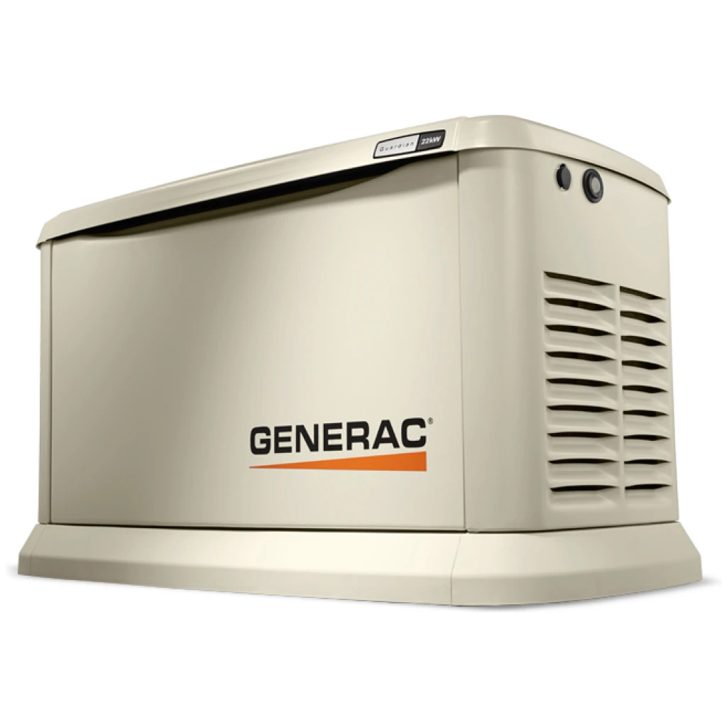 GENERAC Guardian 22kW Home Standby Generator W/WiFi + 200ASE Transfer Switch