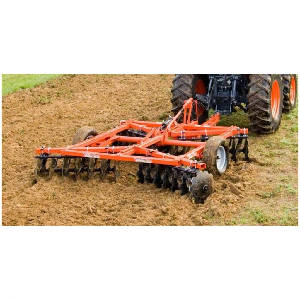 Tufline TW5 Series 10'6" Tandem Wheel Disc Harrow W/Roller Basket #TW92822