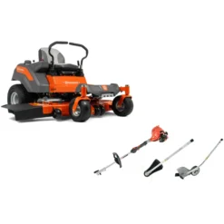 Husqvarna Z254F Zero Turn Mower Combo Deal PAS-225VP Trimmer